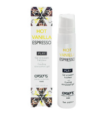 Стимулирующий гель EXSENS Kissable Hot Vanilla Espresso 15мл можно для поцелуев, охлаждающий