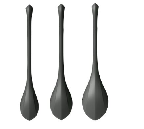 Набір йоні намистин Satisfyer Yoni Power 2 Black, діаметр 2-2,5-3см, маса 22-44-73 г