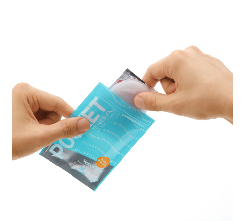 Мастурбатор TENGA Pocket Wave Line