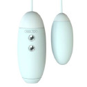Вакуумный стимулятор с виброяйцом 2-в-1 KISTOY Miss VV Cyan
