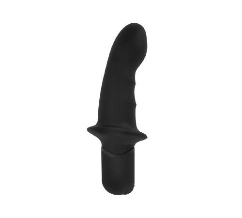 Вибратор Dorcel Mini Lover Black с ограничителем, для точки G и массажа простаты