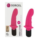 Вибратор Dorcel Mini Lover Magenta с ограничителем, для точки G и массажа простаты