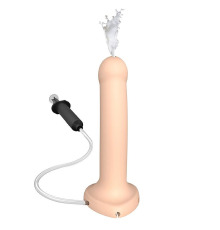 Кончающий фаллоимитатор Strap-On-Me Dildo Cum Flesh, диаметр 3,6см, силикон, насадка для страпона