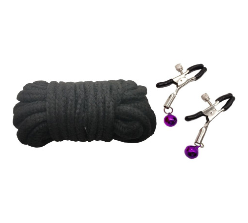 Набір MAI BDSM STARTER KIT Nº 75 Leopard: батіг, кляп, наручники, маска, нашийник, мотузка, затискач