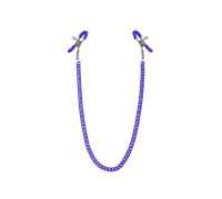 Зажимы для сосков с цепочкой Feral Feelings - Nipple clamps Classic, фиолетовый