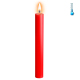 Свеча БДСМ Тонкая Красная высота 16 см