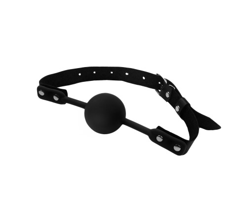 Силиконовый кляп NeDlyaSkuki Gag Ball черный