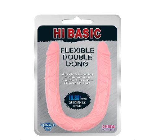Двойной фаллоимитатор Chisa HI BASIC Flesh