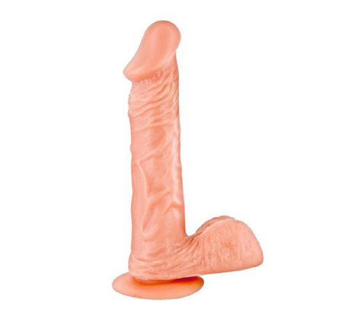 Фалоімітатор Real Body — Real Bruce Flesh, TPE, діаметр 4,2 см