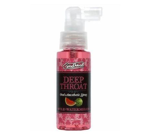 Спрей для мінету Doc Johnson GoodHead DeepThroat Spray - Watermelon 59 мл для глибокого мінету