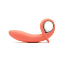 Анальний вібратор KISTOY Klein Orange з кінчиком, що надувається, unisex, діаметр 35-50мм