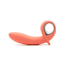 Анальный вибратор KisToy Klein Orange с надувающимся кончиком, unisex, диаметр 35-50мм