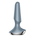 Анальная пробка с функцией управления смартфоном SATISFYER PLUG-ILICIOUS 2 ICE BLUE