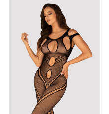 Бодистокинг Obsessive Bodystocking G322 S/M/L, фантасмагорически-силуэтный крой