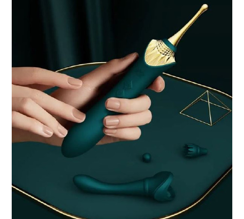 Вибратор двухсторонний Zalo BESS Purple