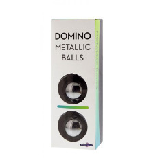 Шарики вагинальные DOMINO METALLIC BALLS, CHROME BLACK
