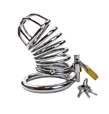 Пояс верности мужской, модель А, 45 мм диаметр кольца СЕРЕБРО