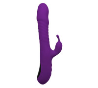 Вибратор-кролик с подогревом и ротацией Alive RoMAX Purple