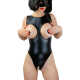 Сексуальное виниловое боди Николь