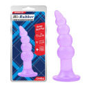Анальна пробка ялинка Hi-Rubber Purple Chisa