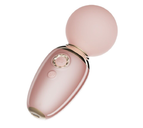 Смарт-вибромассажер Zalo – AVA Sakura Pink, 8 режимов, подогрев, очень мощный и компактный