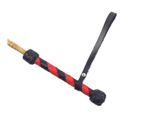 Палиця Бамбукова BDSM 75 см чорно / червона