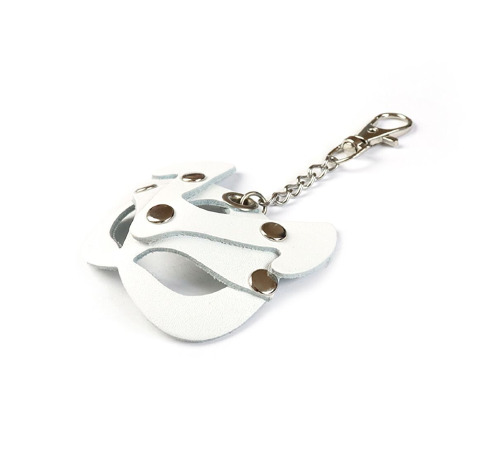 Брелок на карабине для ключей Art of Sex Kitty, Белый