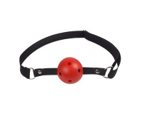 Кляп із пластиковою кулею на гумці