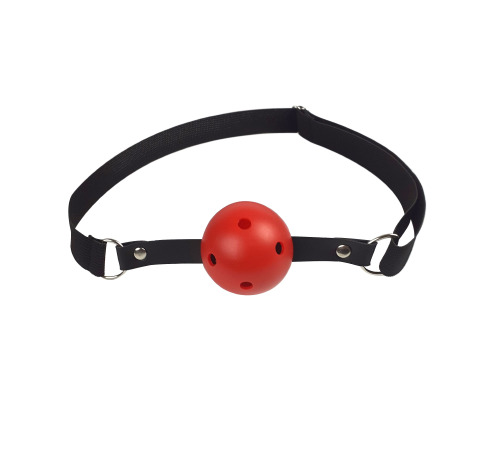 Кляп із пластиковою кулею на гумці