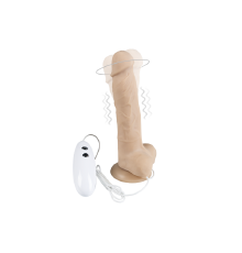 Фаллоимитатор с вибрацией и ротацией Alive Cesar Vibro Plus FutureSkyn, диаметр 3,5см, реалистичный