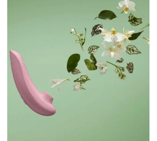 Бесконтактный клиторальный стимулятор Womanizer Premium ECO из био материалов, PINK