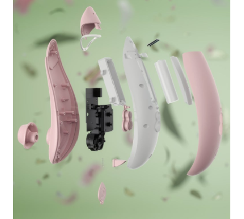 Бесконтактный клиторальный стимулятор Womanizer Premium ECO из био материалов, PINK