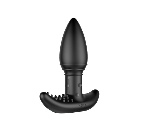 Анальная вибропробка Nexus B-stroker с массирующими бусинами на ножке с пультом Д/У