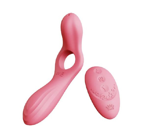 Смарт-вібратор для пар Zalo Jessica Set з керуванням з телефону та пультом PINK