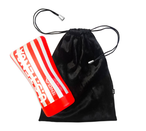 Чохол для зберігання іграшок L, Велюр, Чорний (25см*19,5см)