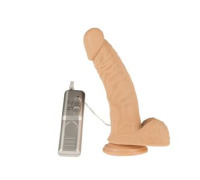 Фаллоимитатор с вибрацией Alive Dr.No, ПВХ, диаметр 4,6см