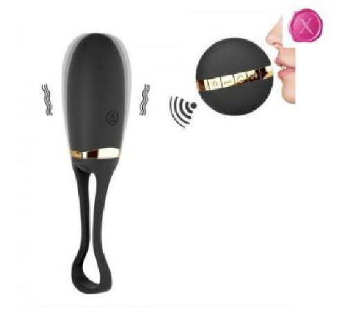 Віброяйце Dorcel Secret Delight Gold з пультом ДК, з турборежимом і голосовим керуванням