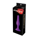 Анальная пробка на присоске MAI Attraction Toys №35 Purple, длина 15,5см, диаметр 3,8см