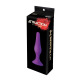 Анальна пробка з присоскою MAI Attraction Toys №35 Purple, довжина 15,5 см, діаметр 3,8см