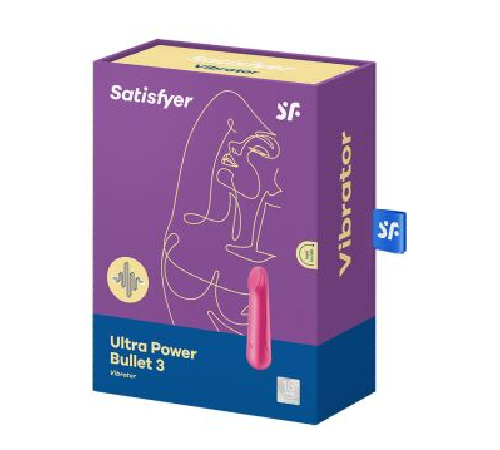 Вибропуля перезаряжаемая Satisfyer Ultra Power Bullet 3 Red