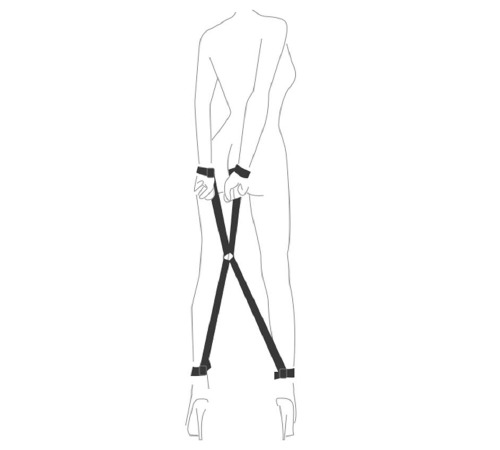 Набор для фиксации BDSM Crosswise Art of Sex