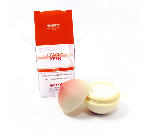 Возбуждающий крем для сосков EXSENS Peachy Keen (8 мл) с жожоба и маслом Ши, съедобный