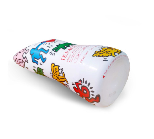 Мастурбатор Tenga Keith Haring Soft Case Cup (мягкая подушечка) сдавливаемый