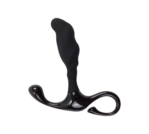 Самый недорогой массажер простаты Alive Nero для новичков, силикон и пластик, отлично для старта