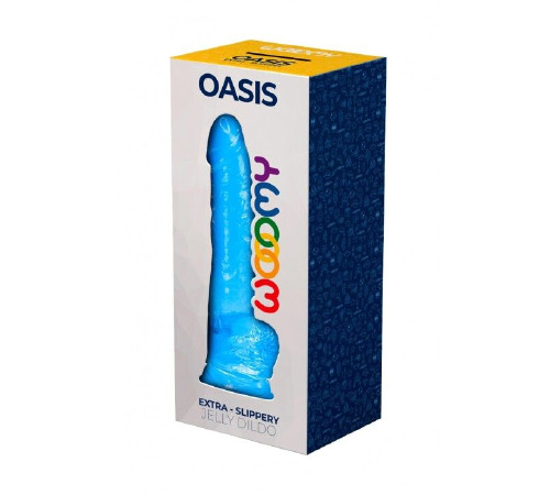 Фалоімітатор Wooomy Oasis, з присоскою, довжина 20,6 см, діаметр 4,5 см