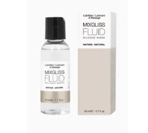 Лубрикант на силіконовій основі MixGliss FLUID NATURE (50 мл) без запаху