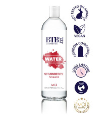 Змазка на водній основі BTB FLAVORED STRAWBERRY з ароматом полуниці (250 мл)