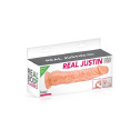 Фаллоимитатор Real Body - Real Justin Flesh, TPE, диаметр 4,2см