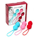 Вагинальные шарики Satisfyer V Balls (3 пары), диаметр 3,4см, вес 79-114-150гр, монолитные