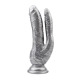 Фаллоимитатор двойной Chisa Dark Muscle 8.0 Dildo-Silver